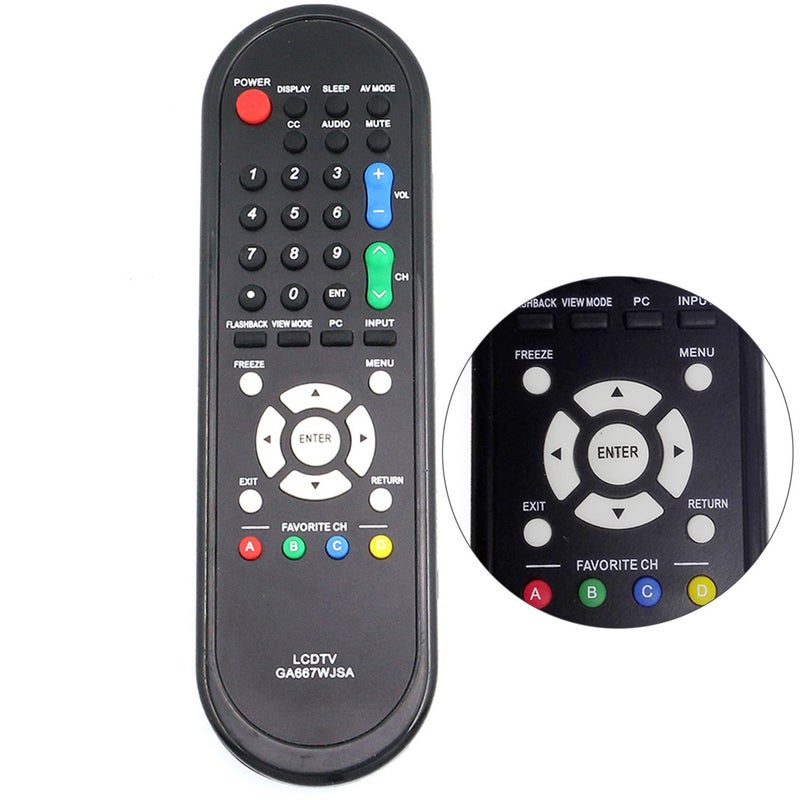WINFLIKE New RRMC GA667WJSA Remote Control Fit for Sharp TV LC-46SB54U LC-52D78UN LC-60E78UNA LC-60LE550U LC-C3237UT LC-C4067 LC-C5255U LC-C5277 LC32D47UA LC46D78 LCC6077U - Image 1